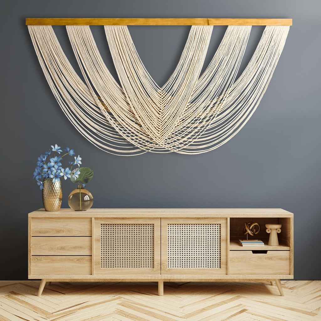Neutral Extra Large Boho Macrame Wall Hanging