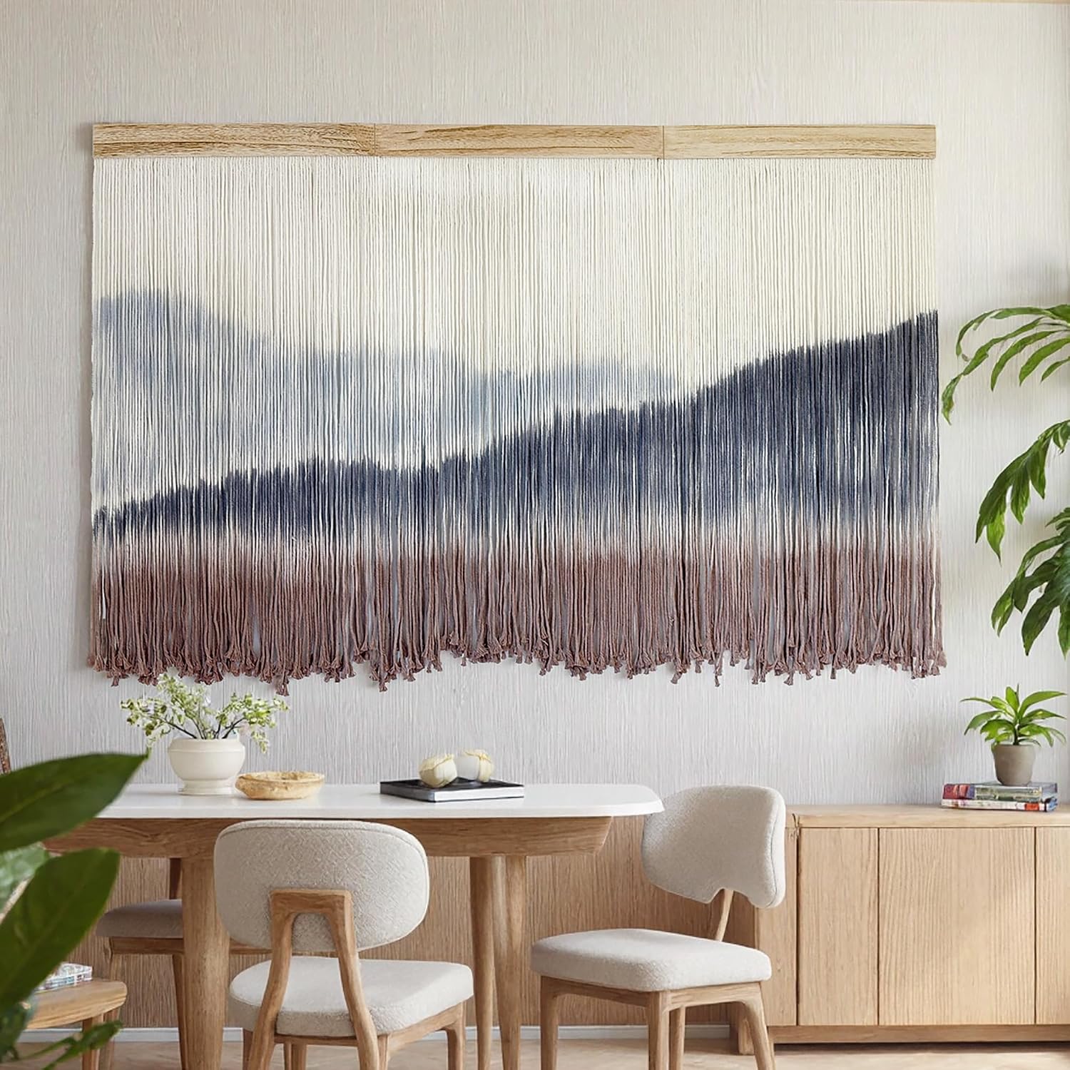 Dip Dye Extra Large Macrame Wall Hanging Tapestry