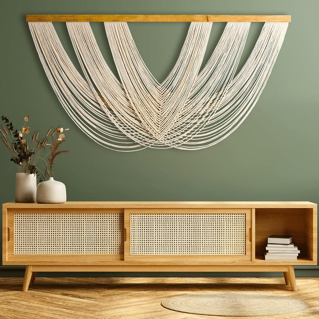 Neutral Extra Large Boho Macrame Wall Hanging