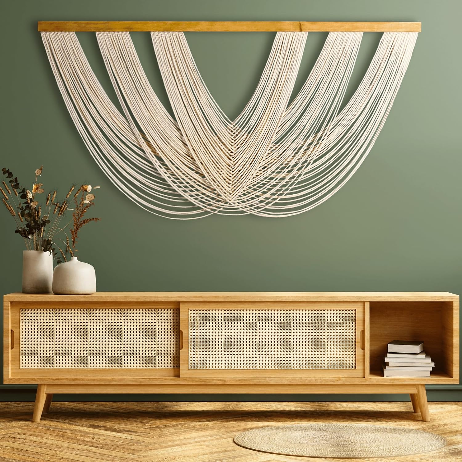 Neutral Extra Large Boho Macrame Wall Hanging