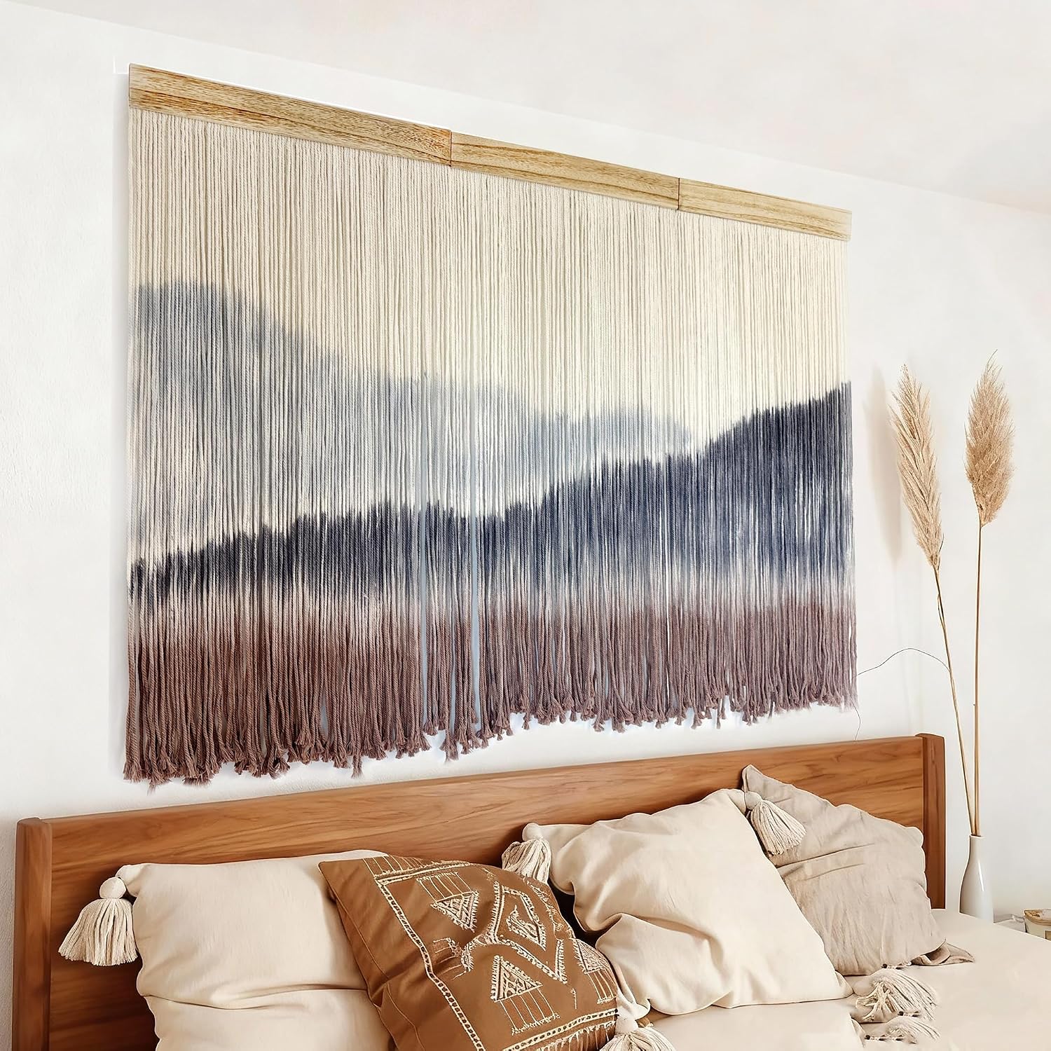 Dip Dye Extra Large Macrame Wall Hanging Tapestry